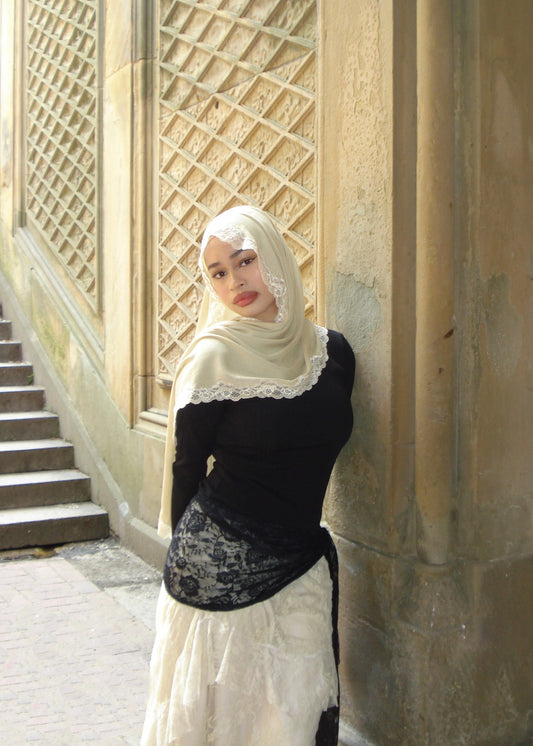 Amara Modal lace scarf