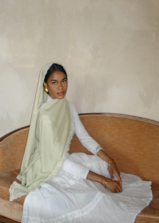 Jasmine Modal lace scarf