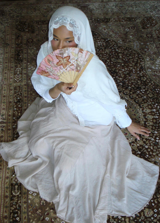 Suci full modal with shimmer lace