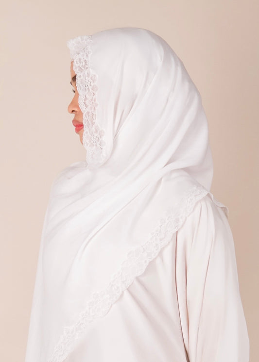Melati Modal full Lace scarf