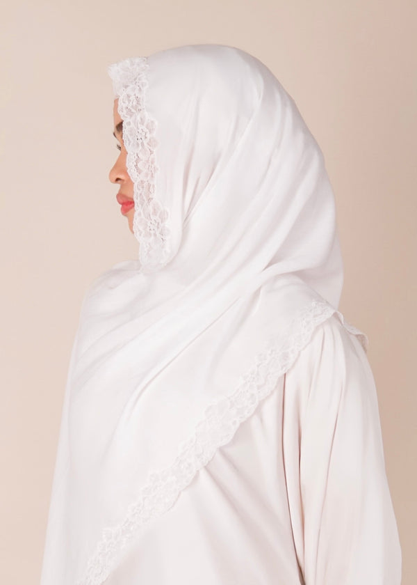 Melati Modal full Lace scarf