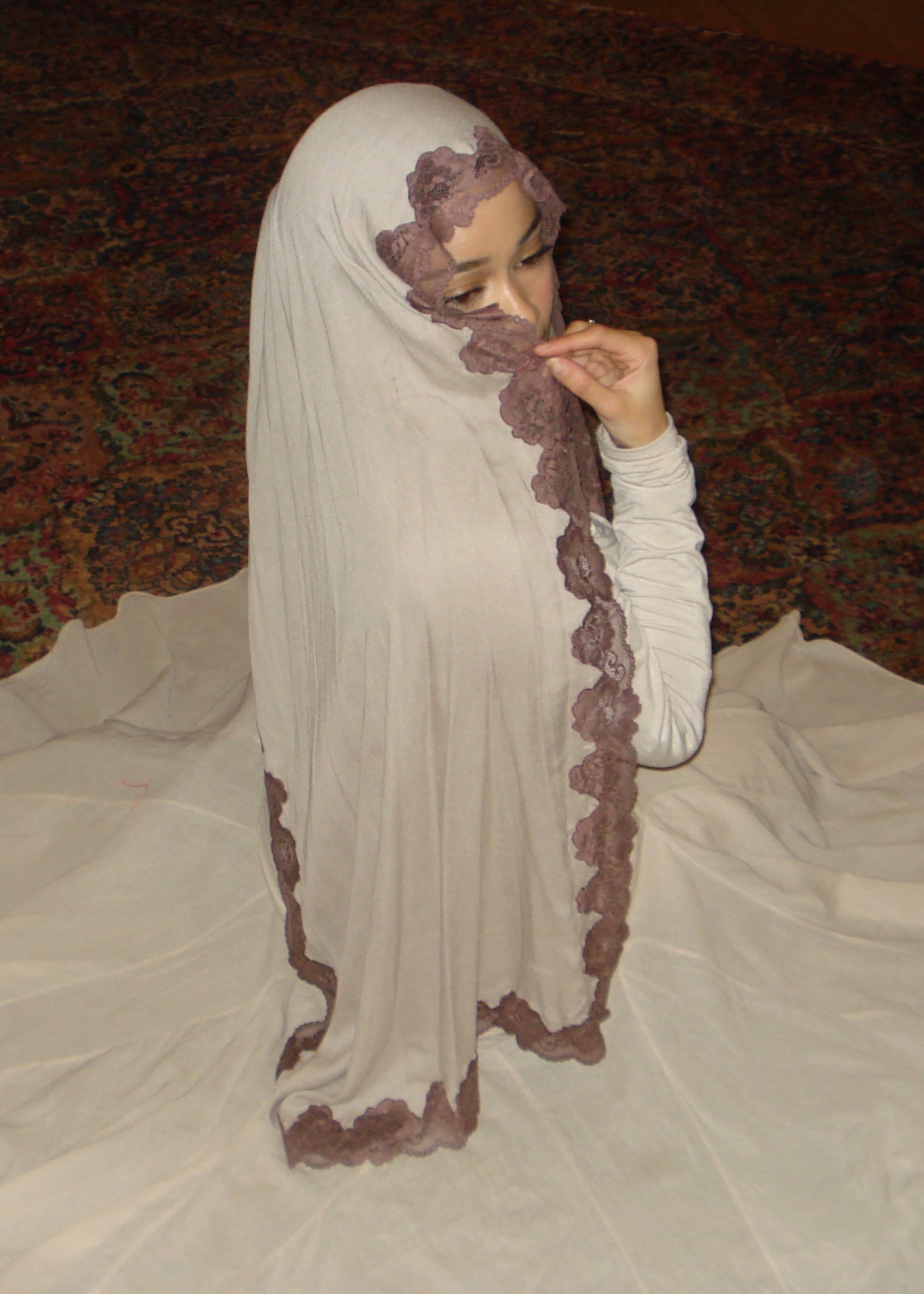Picote Modal Lace scarf