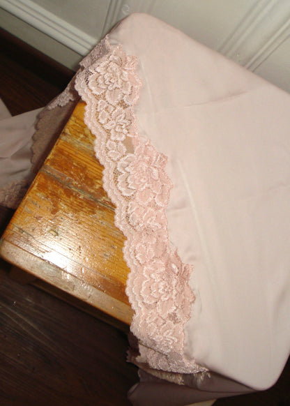 Petal Satin Lace scarf
