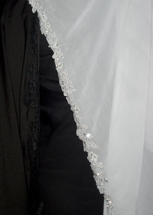 Celeste beaded hijab