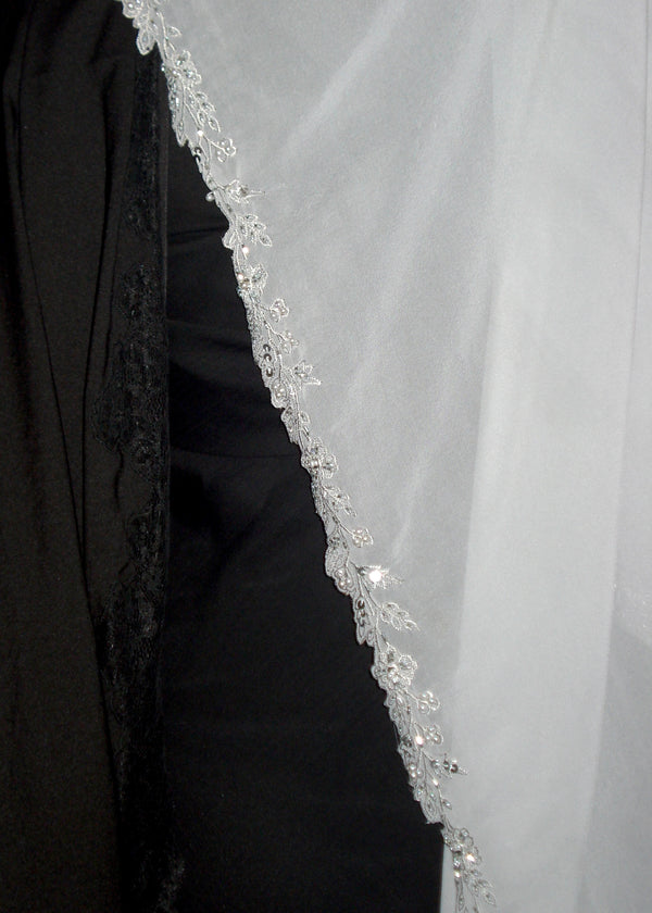 Celeste beaded hijab